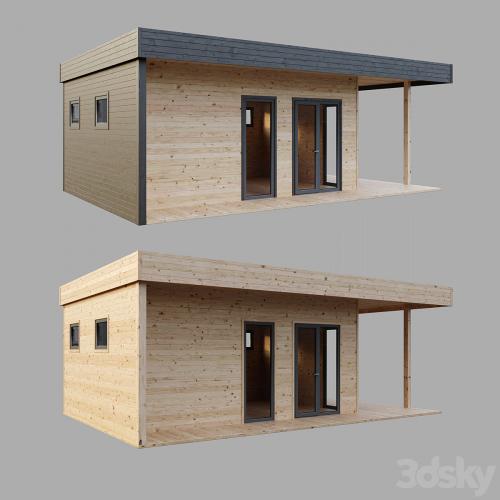 Modular house, bathhouse