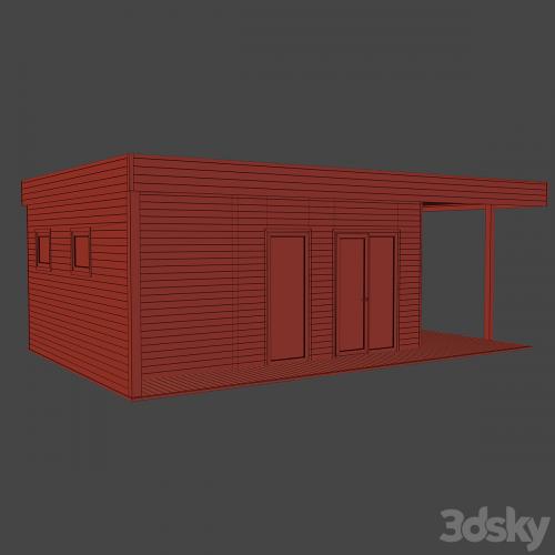 Modular house, bathhouse