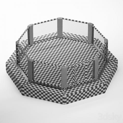MMA arena octagon