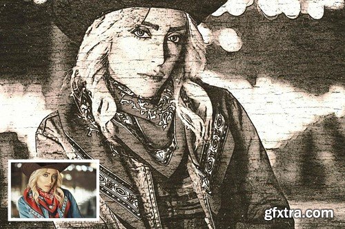 Ancient Drawing Photo Effects Z4586V8