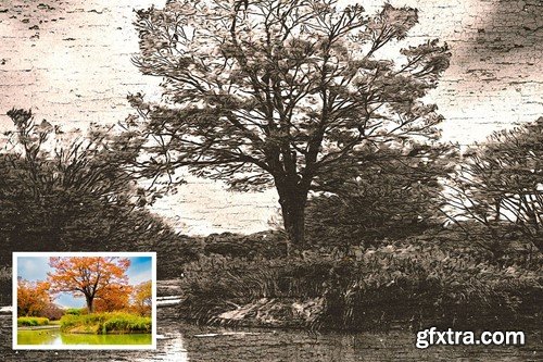 Ancient Drawing Photo Effects Z4586V8