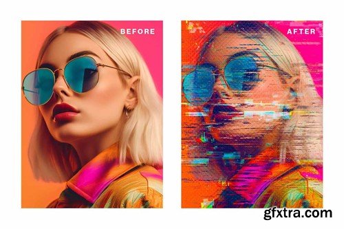 Malfunction Photo Effect Template VMJZUWA