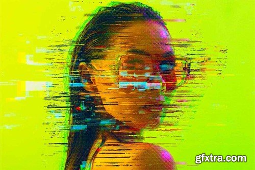 Malfunction Photo Effect Template VMJZUWA