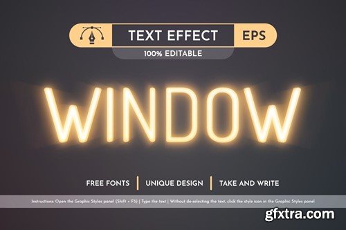 Orange - Editable Text Effect, Font Style P88JK6C