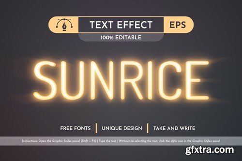 Orange - Editable Text Effect, Font Style P88JK6C