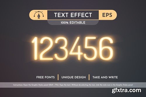 Orange - Editable Text Effect, Font Style P88JK6C