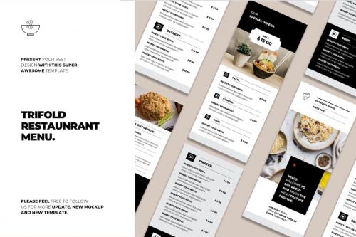 Varaquin - Trifold Restaurant Menu Varaquin - Trifold Restaurant Menu