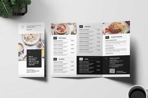 Varaquin - Trifold Restaurant Menu Varaquin - Trifold Restaurant Menu