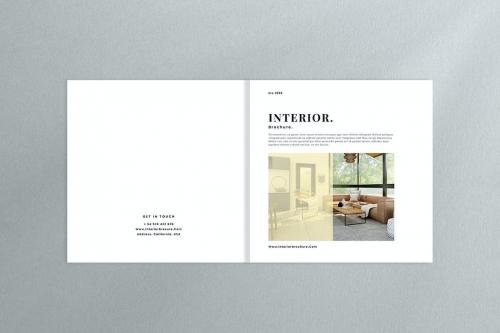 Square Interior Brochure Template Square Interior Brochure Template