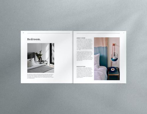 Square Interior Brochure Template Square Interior Brochure Template