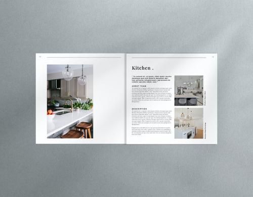 Square Interior Brochure Template Square Interior Brochure Template