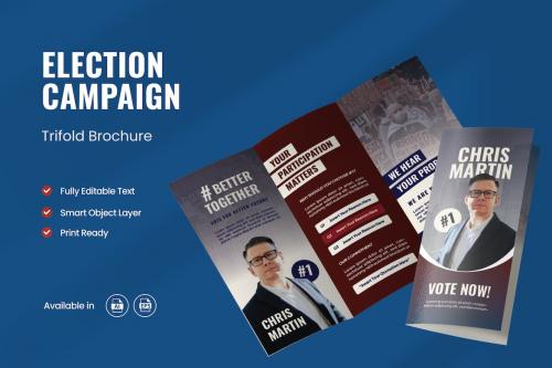 Election Campaign Brochure Template Election Campaign Brochure Template