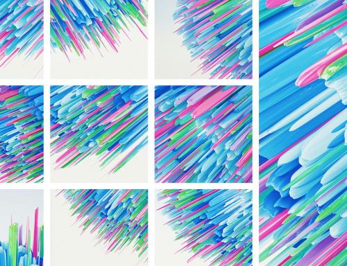 3D Abstract Neon Backgrounds 3D Abstract Neon Backgrounds