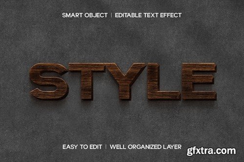 Wooden Text Effect U6AD32T Wooden Text Effect U6AD32T