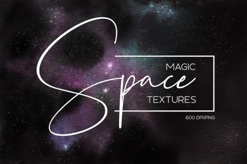 Watercolor space cosmic backgrounds set Watercolor space cosmic backgrounds set