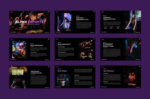 Gamerland E-Sport Gaming Powerpoint Template Gamerland E-Sport Gaming Powerpoint Template