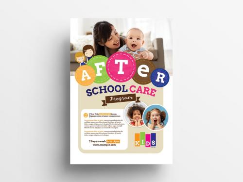 After School Care Poster Layout - 326196084