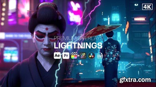 Videohive Premium Overlays Lightnings 49577594