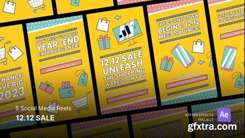 Videohive Social Media Reels - 12.12 SALE After Effects Template 49245912