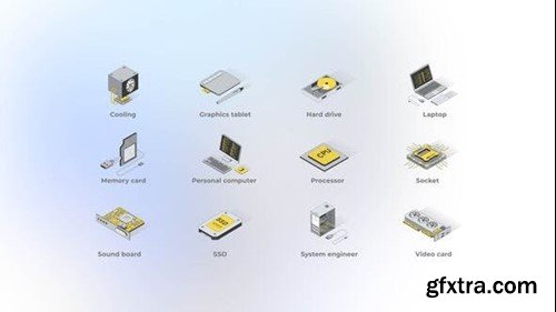 Videohive Personal Computer - Isometric Icons 49555503 Videohive Personal Computer - Isometric Icons 49555503