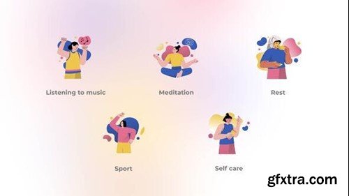 Videohive Self Care - Mental Health Concepts 49600880 Videohive Self Care - Mental Health Concepts 49600880