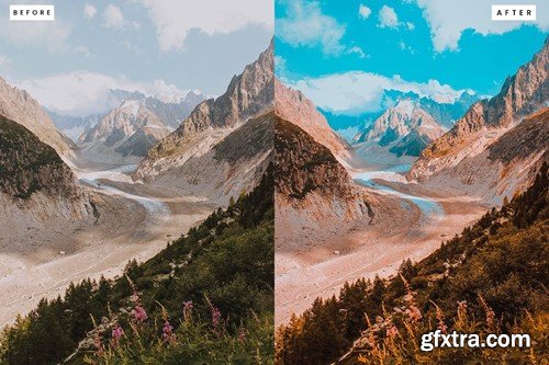 Mountain Cinematic Lightroom Presets XP3CRBW Mountain Cinematic Lightroom Presets XP3CRBW