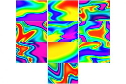 Rainbow Gradient Grainy Backgrounds