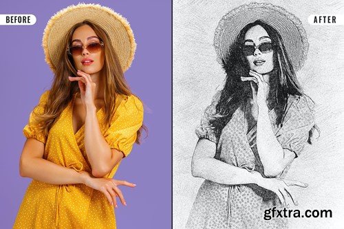 Sketch Art Effect LTJG8U4 Sketch Art Effect LTJG8U4