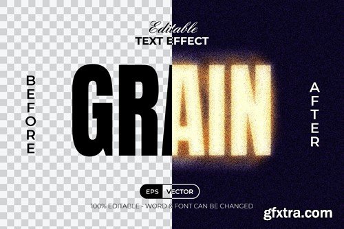Grain Text Effect Noise Textured Style 86JJ26X Grain Text Effect Noise Textured Style 86JJ26X