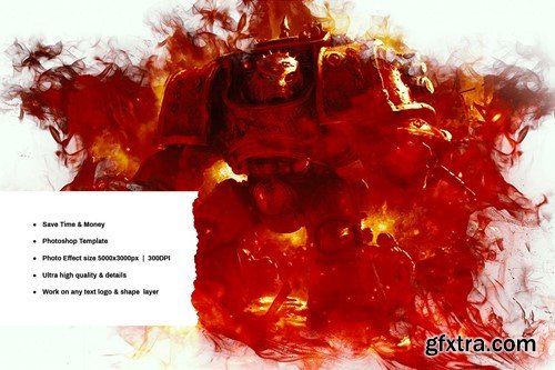 Sparkling Fire Photo Effect EA3MV5B Sparkling Fire Photo Effect EA3MV5B