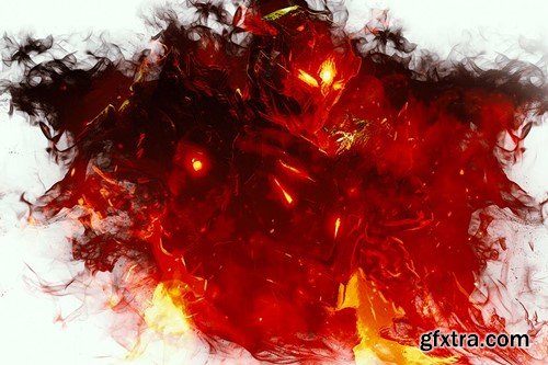 Sparkling Fire Photo Effect EA3MV5B Sparkling Fire Photo Effect EA3MV5B