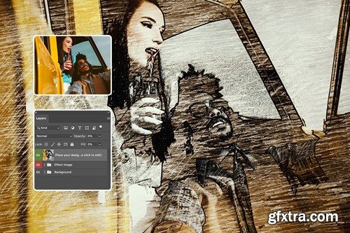 Mixed Sketch Photo Effect R2LAVLK Mixed Sketch Photo Effect R2LAVLK