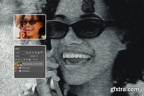 Scared Painting Photo Effect RWNSMJS Scared Painting Photo Effect RWNSMJS