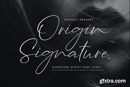 Origin Signature - Script Font G2R22NH