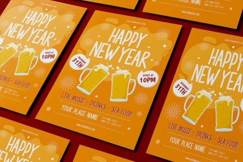 Happy New Year Flyer