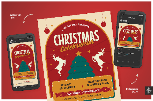 Christmas Celebration Flyer Christmas Celebration Flyer