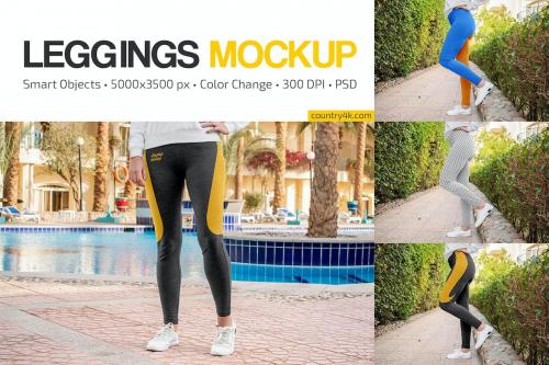 Leggings Mockup Set Leggings Mockup Set