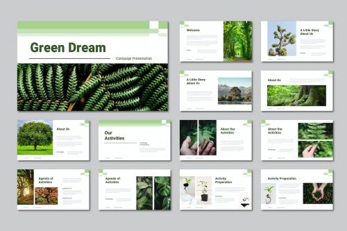 Campaign Presentation Templates - Go Green Campaign Presentation Templates - Go Green