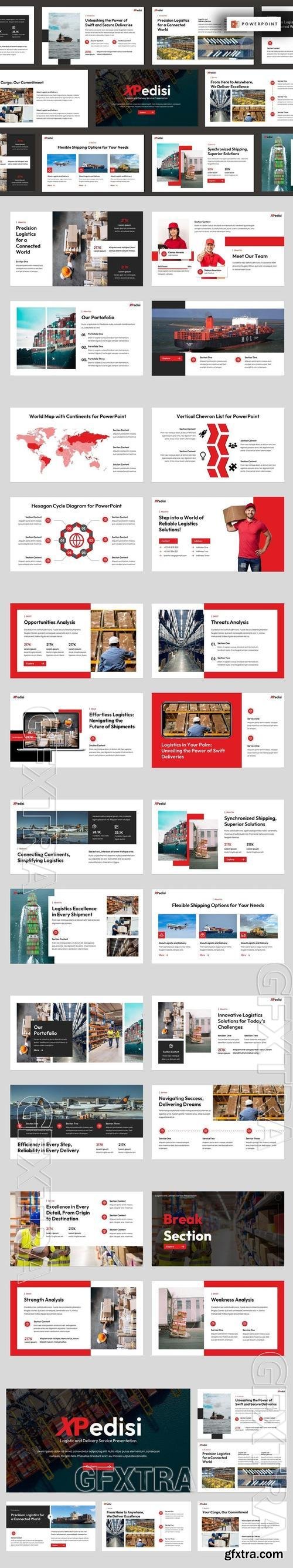 Xpedisi - Logistics & Delivery Services Powerpoint RQXSFEC Xpedisi - Logistics & Delivery Services Powerpoint RQXSFEC