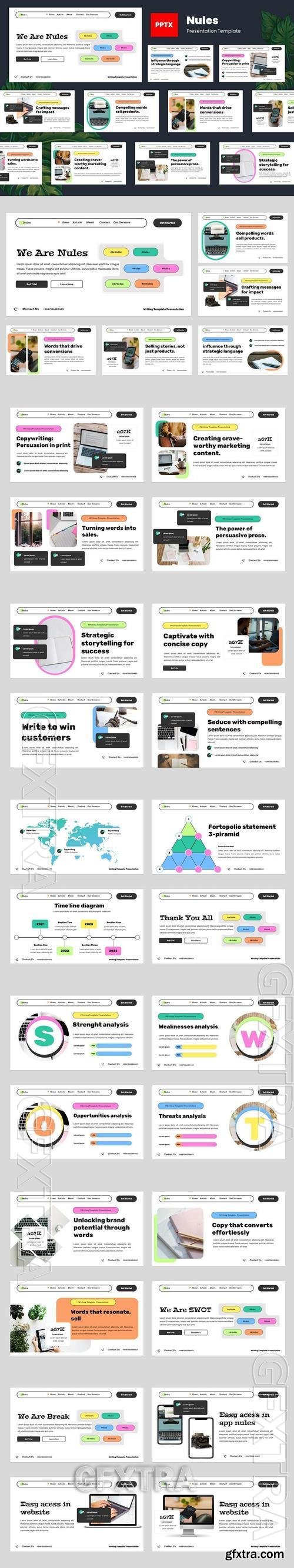 Nules SEO & Digital Marketing Powerpoint Template 6S4XAPU