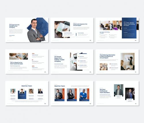 Rapport - Annual Report Deck Presentation Template Rapport - Annual Report Deck Presentation Template