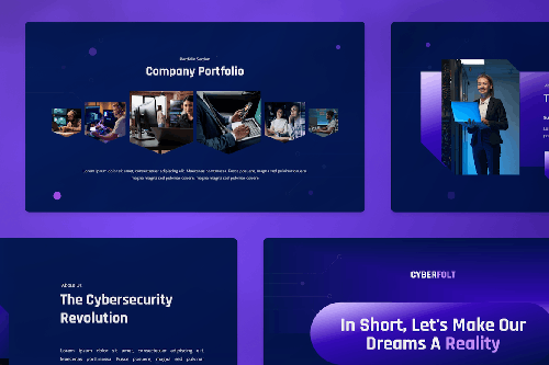Cyberfolt - Cyber Security PowerPoint Template Cyberfolt - Cyber Security PowerPoint Template