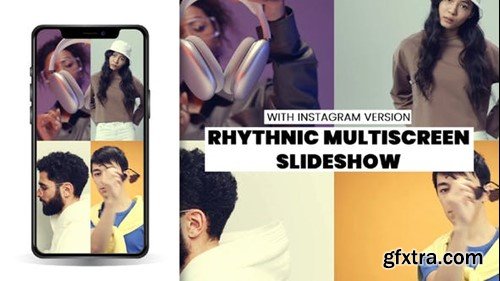 Videohive Dynamic Rhythmic Opener & Multiscreen slideshow & Instagram Tik-tok Portrait Version 49574356