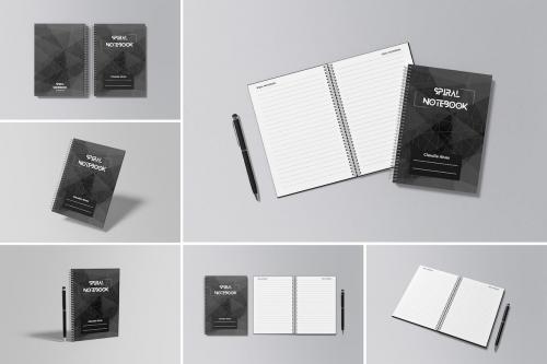 Spiral Notebook Mockup