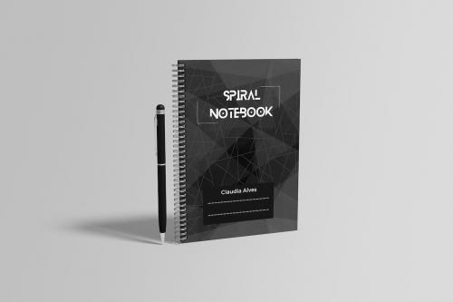 Spiral Notebook Mockup