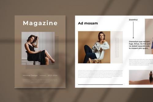 Minimal Magazine Template Minimal Magazine Template