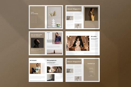 Minimal Magazine Template Minimal Magazine Template