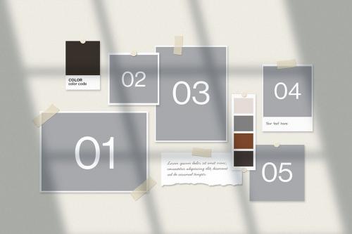 Mood Board & Photo Collage Mockup