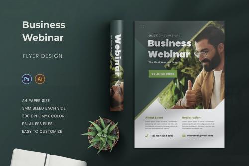 Business Webinar Flyer Business Webinar Flyer