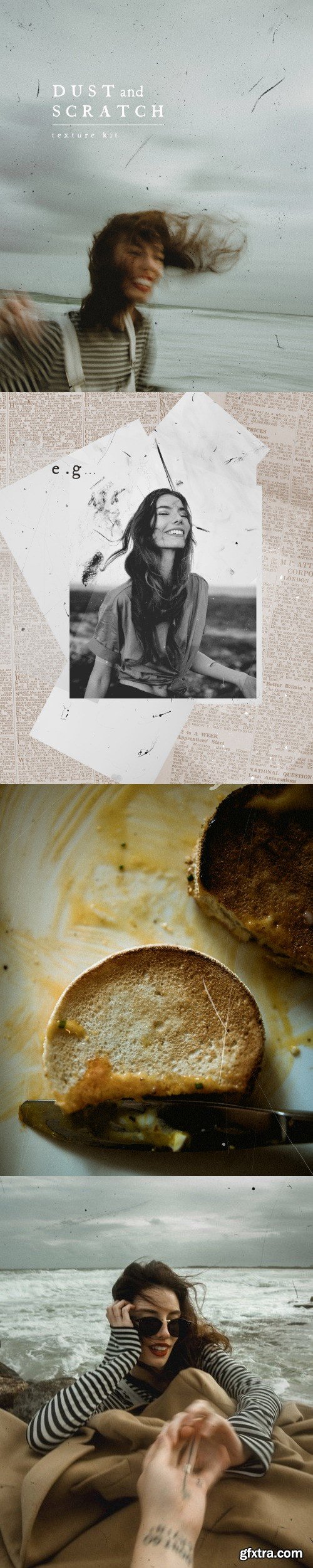 Elle May - Dust and Scratch Texture Kit